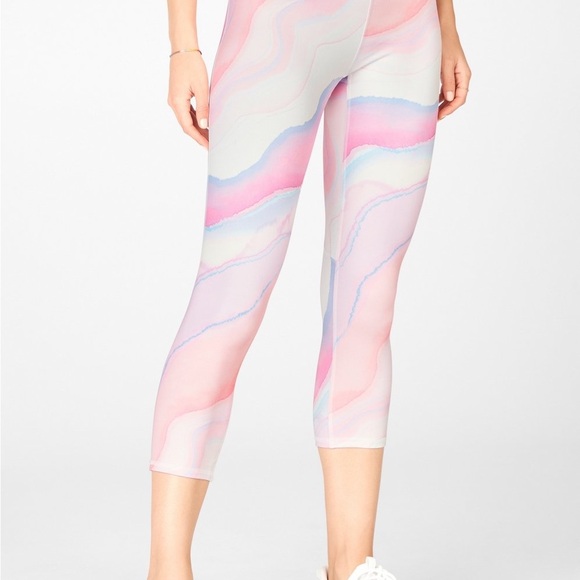 Fabletics Pants - Define High-Waisted Crop Leggings by Fabletics